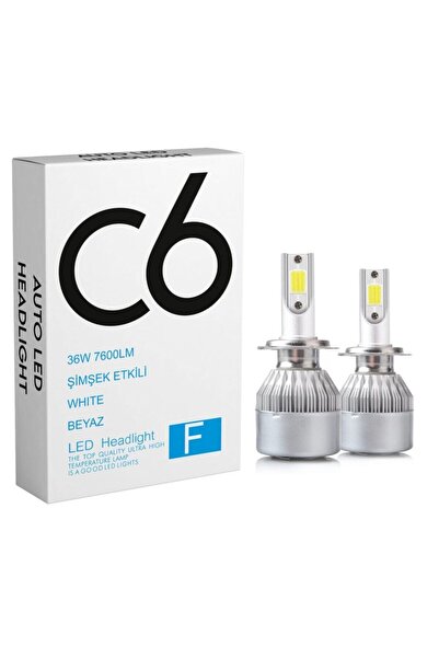 APEXİ Zenon 9005 Led Xenon 36w 10,800lm 6500k Far Ampülü Led Işık Seri-gri