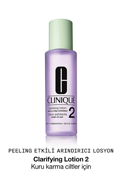 Clinique 200ml - Purifying Clarifying Lotion for Dry and Combination Skin