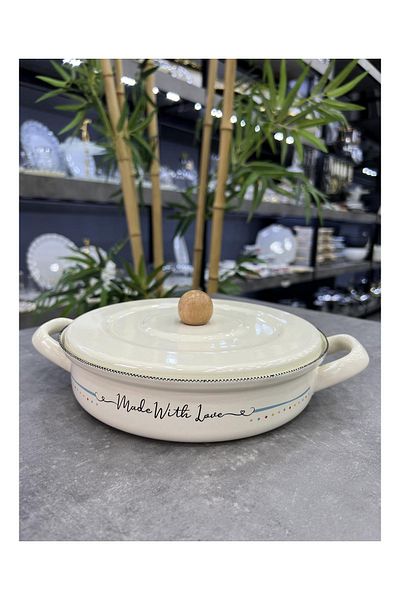 Doğudeko Made with Love Series Luxury Enamel Retro Pan