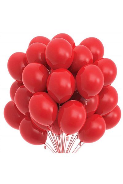 Parti Adresi Red Balloon 10 Pieces 12