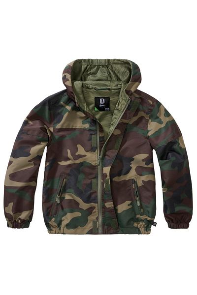 Brandit Herren Kids Summer Windbreaker Frontzip