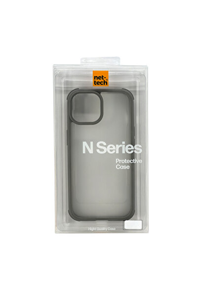 Nettech Apple iPhone 15 Compatible Sunday Series Back Protection Case - Gray