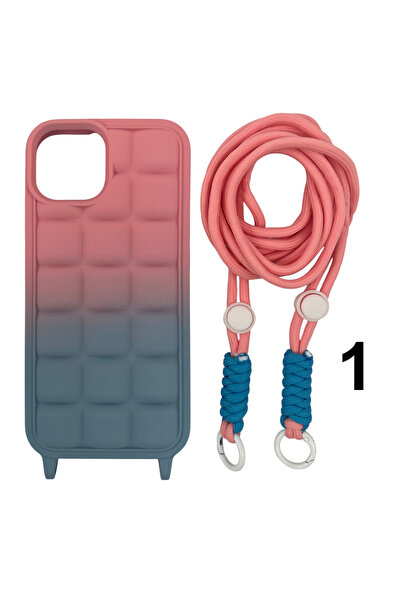 Nettech İphone 13 Uyumlu Nt-n024 Arka Koruma Kılıf - Karışık Renk