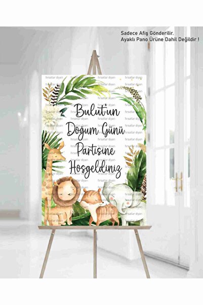 fırsatlar diyarı Kişiye Özel Bebek Çocuk Doğum Günü Sünnet Düğünü Hoşgeldiniz Karşılama Panosu Afişi 33x48 Cm