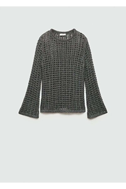 Mango Teen Silver-Colored Sweater for Kids