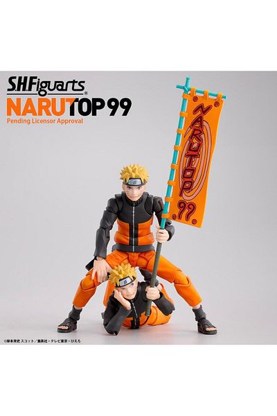 BANDAI S.H.Figuarts Naruto Uzumaki - Narutop99 Edition Collectible Action Figure