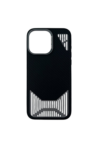 Nettech iPhone 15 Pro Max Compatible Nt-N042 Luxury Magsafe Back Protection Case - Black