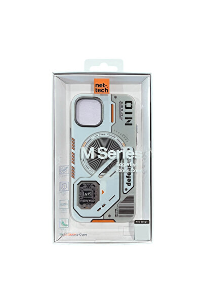 Nettech Apple iPhone 13 Compatible Nt-N043 Back Protection Case - White