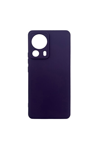 Nettech Xiaomi Mi 13 Lite Compatible Nano Silicone Back Protection Case - Purple