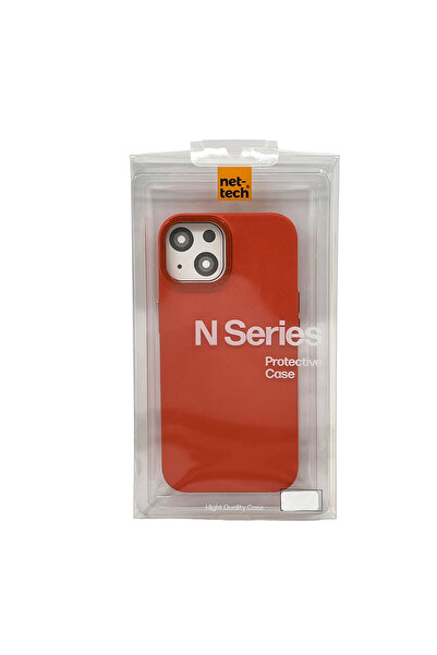 Nettech iPhone 15 Compatible Nt-N021 Luxury Back Protection Case - Orange