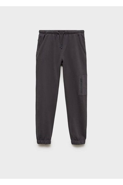 MANGO Kids Cotton Jogger Pants