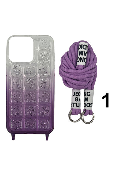 Nettech İphone 14 Pro Max Uyumlu Nt-n025 Ipli Arka Koruma Kılıf - Karışık Renk