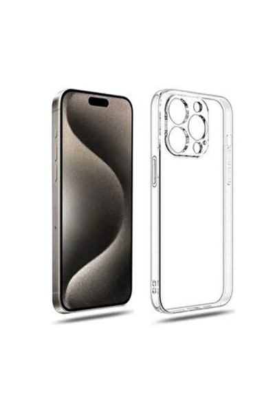 Nettech İphone 15 Pro Uyumlu Lüx Seri Arka Koruma Kılıf - Şeffaf