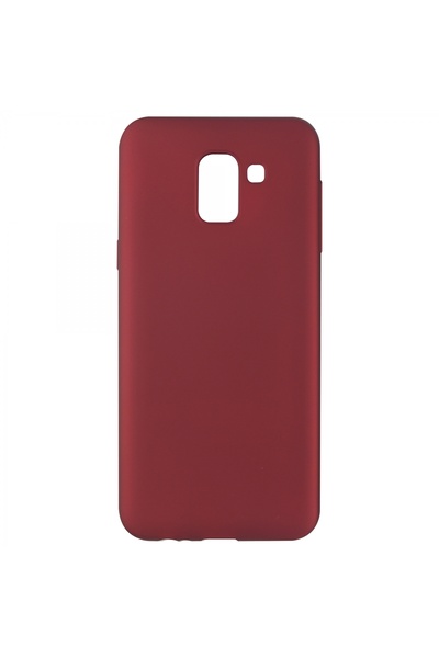 Nettech Samsung Galaxy J600 J6 Uyumlu Suide Arka Koruma Kılıf - Bordo