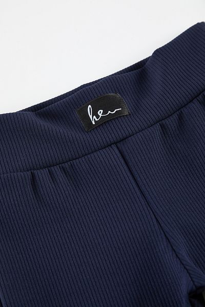 TRENDYOLKIDS Girl's Navy Blue Knitted Flare Tights - Tkdss24Ta00007