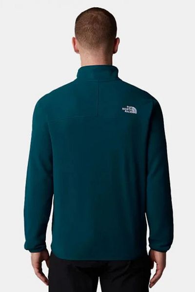 THE NORTH FACE Men's Fleece - m 100 Glacier, Short Zipper, Blue-S