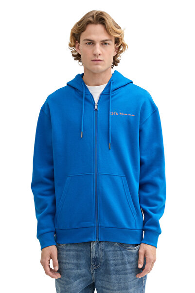 Tom Tailor Denim bunda s kapucňou na zips