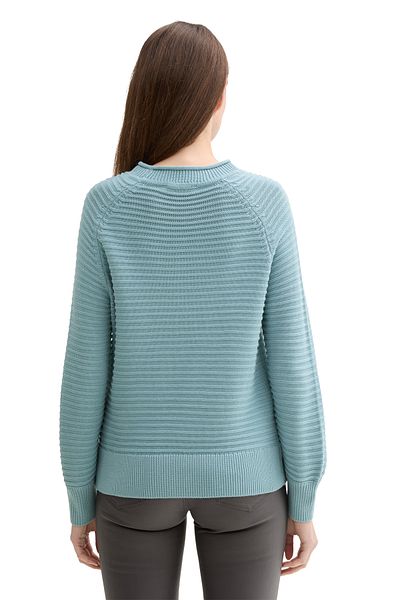 Tom Tailor Denim Osmanská mikina s texturou
