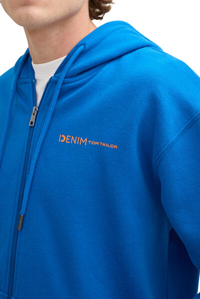 Tom Tailor Denim bunda s kapucňou na zips
