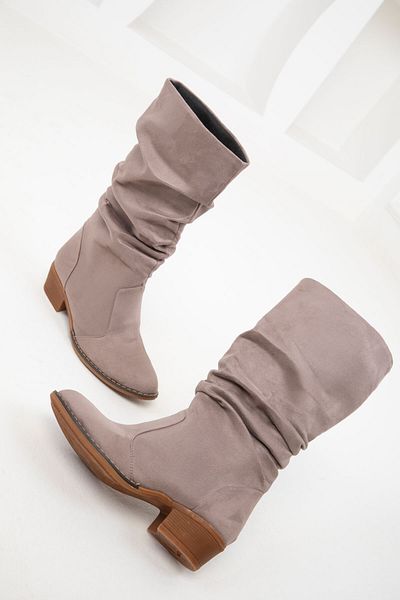 SOHO Dark Mink Suede Women's Boots & Bootie 15331