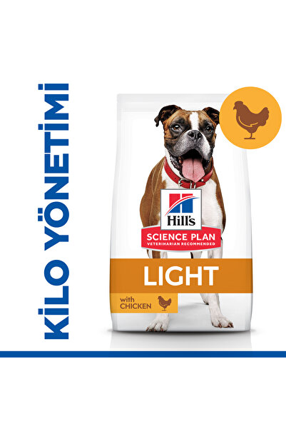 Hill's SCIENCE PLAN Light Tavuklu Orta Irk Yetişkin Köpek Maması 14 Kg