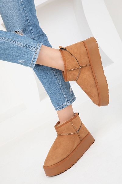 SOHO Braune Wildleder-Damenstiefel – Modell 19884 Bootie