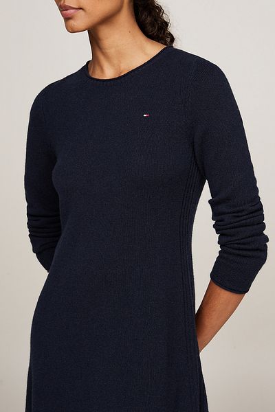 Tommy Hilfiger ROCHIE C-NK SWT FLARED DE LEMN MOALE