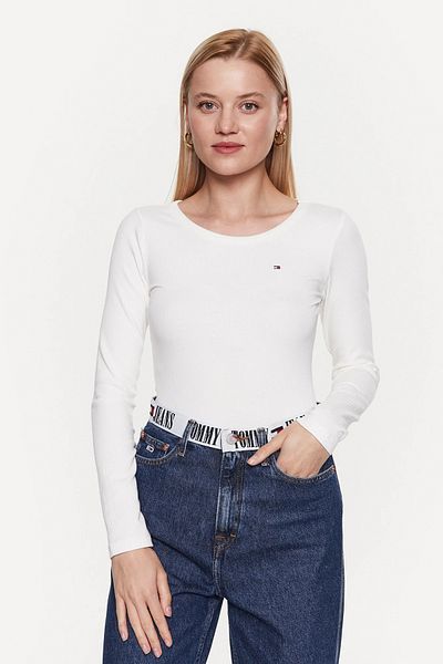 Tommy Hilfiger Slim 5X2 Rib O-Nk Ls, Ybl – Slim Fit košile s kapucí
