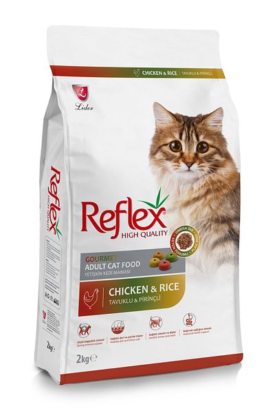 Reflex طعام للقطط 2 كجم - متعدد الألوان