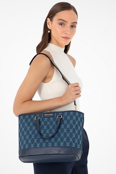 Pierre Cardin Geantă de umăr încrucișată pentru femei din denim 05PO24K1677