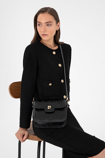 Pierre Cardin Geantă de umăr pentru femei negru-negru 05PO24Y1979