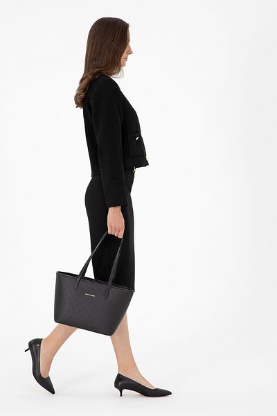 Pierre Cardin Geantă de umăr cu imprimeu negru 05PO24K1877