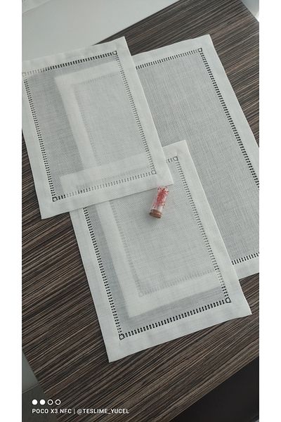 Etamin nakisim 3 Pieces Living Room Set 1 Coffee Table 2 Nesting Table Off White Color.