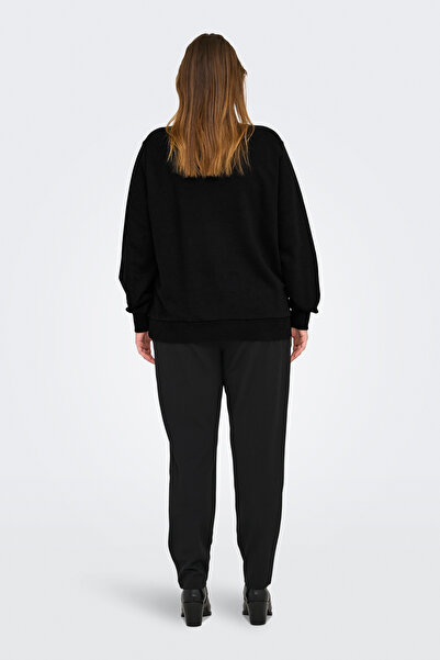 Only Carmakoma Carxmas Ls O-Neck Sweat Jrs - Comfortable Fit