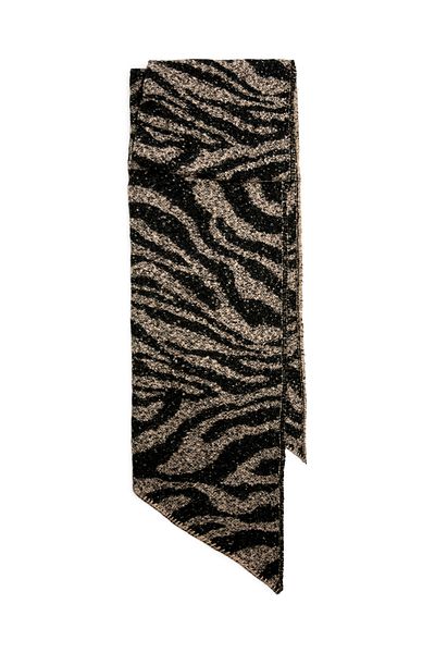 PIECES PCPYRON LONG ANIMAL SCARF NOOS BC
