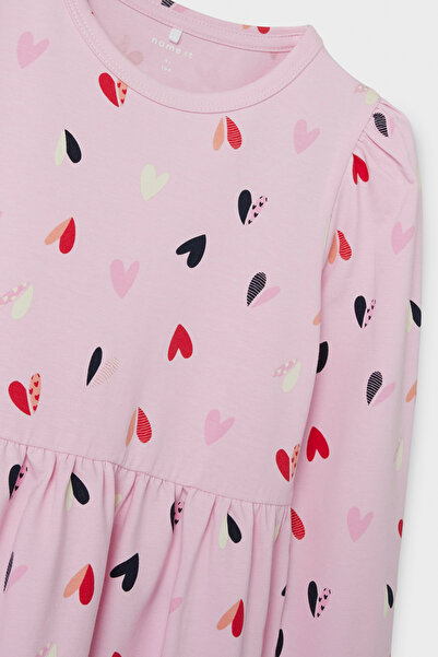 name ıt Nmfolivie Ls Sleeve Dress - Bf Strih