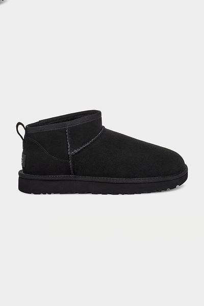 UGG Schwarze Damenstiefel 1116109 W Classic Ultra Mini Schwarz (schwarz)