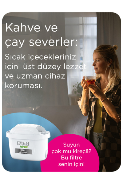 BRITA Maxtra Pro Kireç Uzmanı Yedek Su Arıtma Filtresi 12'li
