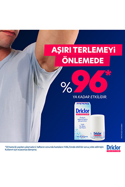 Driclor Aşırı Terleme Önleyici Antiperspirant Roll-On 20ml X2 + Çanta Hediye