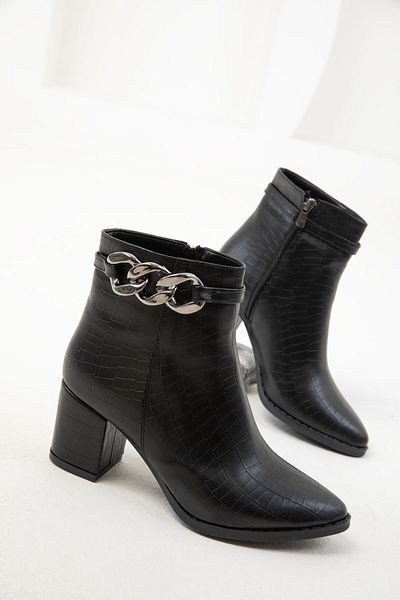 SOHO Schwarze Krako Damenstiefel und Stiefeletten 17450