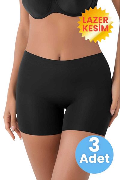 Uniquetrenders Women's Laser Cut Slimming and Lifting High Waist Boxer Corset Set of 3