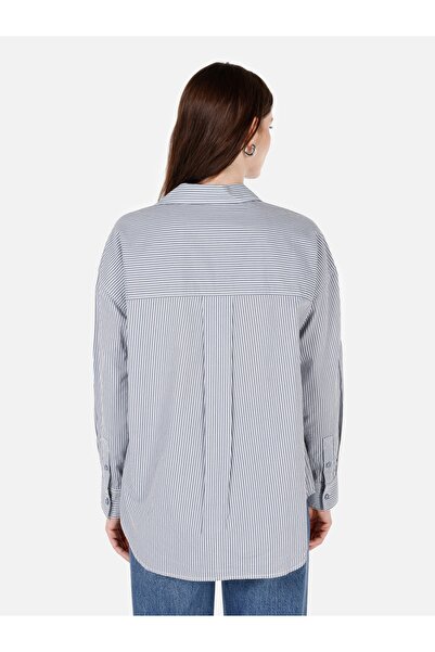 Colin's Mavi Kadın Gömlek U.kol