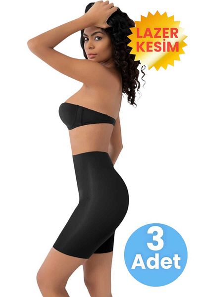 Uniquetrenders Women's Seamless Slimming and Lifting Laser Cutting Long Corset Set of 3