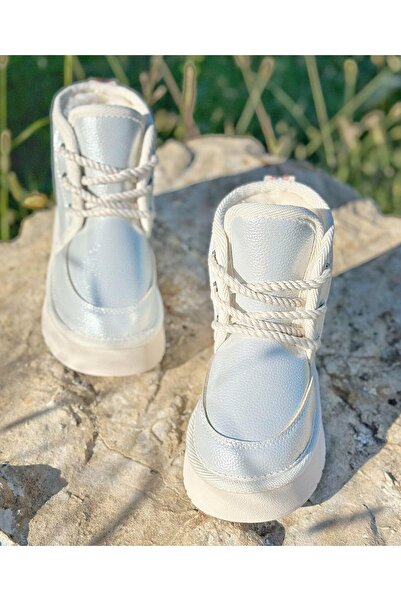 Surpie Shoes Καθημερινά μίνι μισά παιδικά μποτάκια με χοντρή σόλα με φτερά μέσα