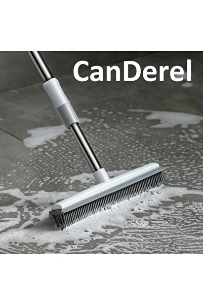 Jetcom Çekpas Kauçuk Fırça Paspas Mop Banyo Vip Turbo Temizlik Ev Araba Zemin Temizlik Çekbaslı