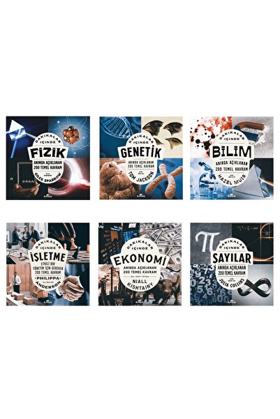 Kronik Kitap Dakikalar Içinde 6 Kitap Set -Fizik-Bilim-Genetik-İşletme-Sayıla...