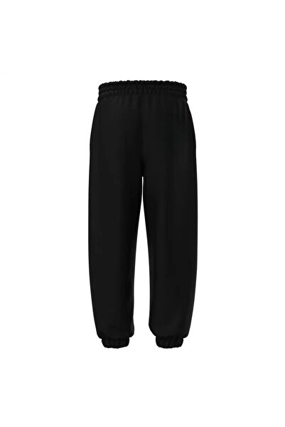 Shout Oversize Basic Μαύρο Jogger Unisex Παντελόνι