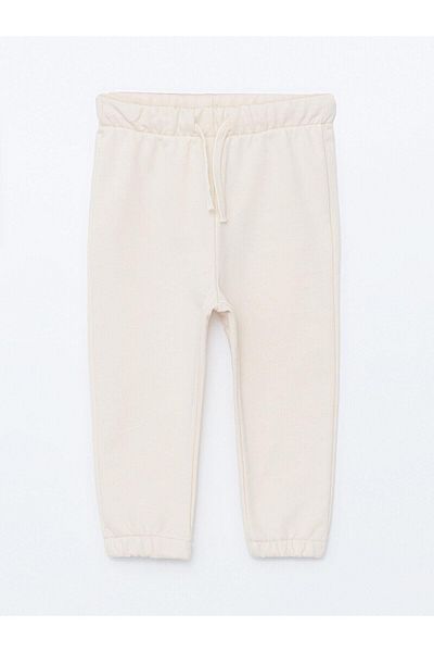 LC Waikiki Pantaloni de trening LCW pentru bebeluși cu talie elastică pentru bebeluși, 2 piese