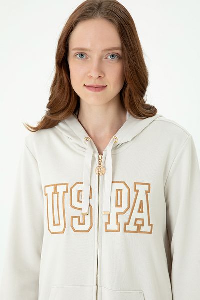 U.S. Polo Assn. Women's Stone Sweatshirt 50271528 -Vr049