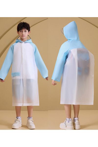 dreamtify Fun Unisex Children's Raincoat with Sticker